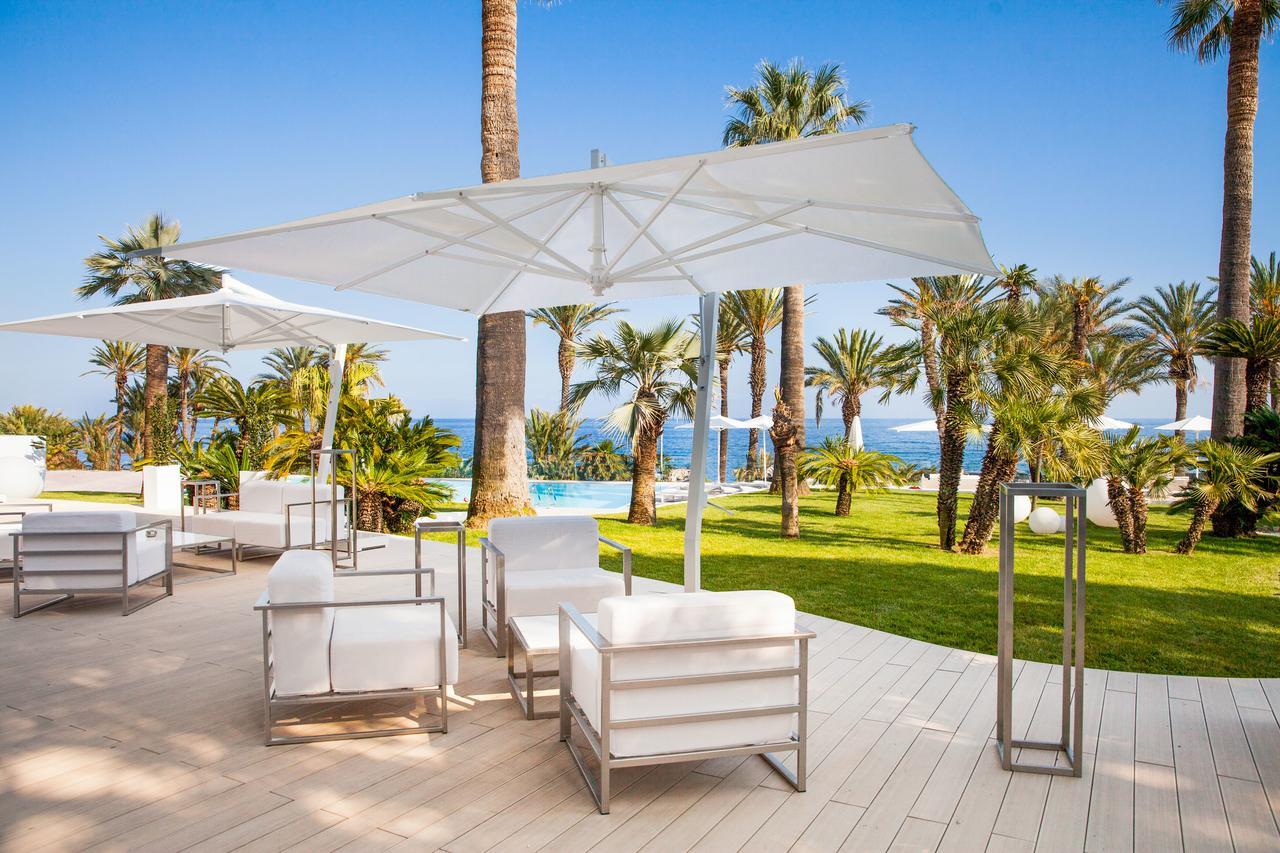 Miramare The Palace Resort Sanremo Esterno foto The beach at the hotel